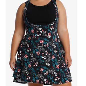 NWT- DEATH MOTH & ROSES SUSPENDER SKIRT PLUS